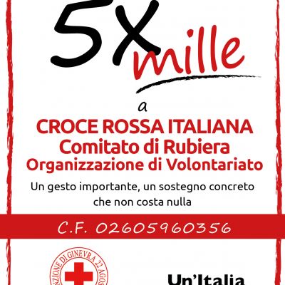 5x1000 CROCE ROSSA RUBIERA